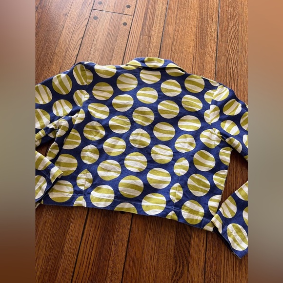 Vintage Handmade Cropped Jacket Like Marimekko - Picture 4 of 4